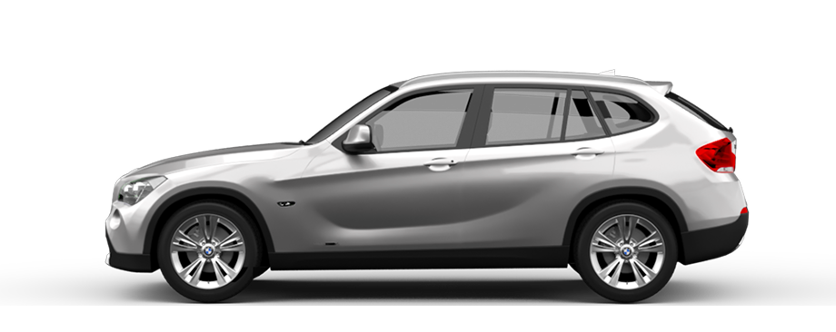 BMW X1 zijaanzicht