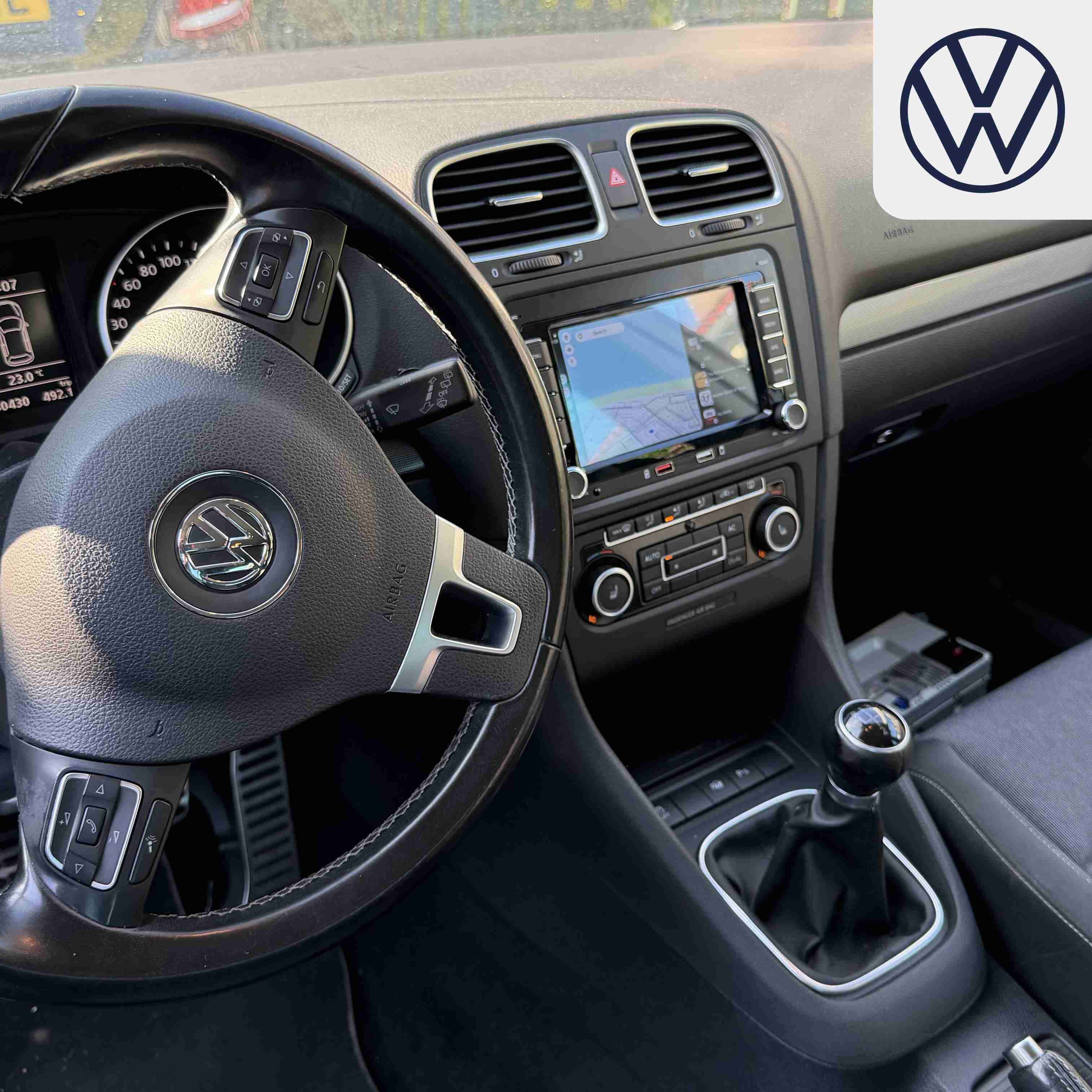 Apple CarPlay in een Volkswagen Golf