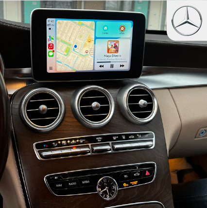 Apple CarPlay in een Mercedes-Benz C-Klasse