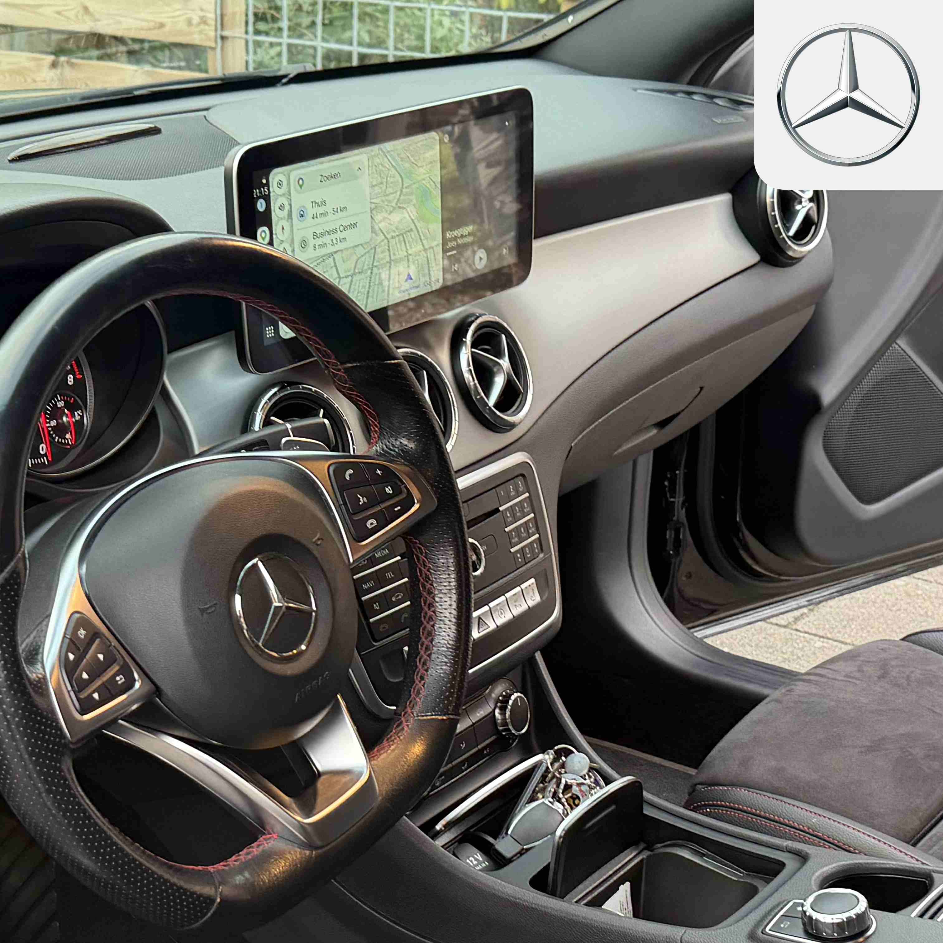 Apple CarPlay in een Mercedes-Benz CLA