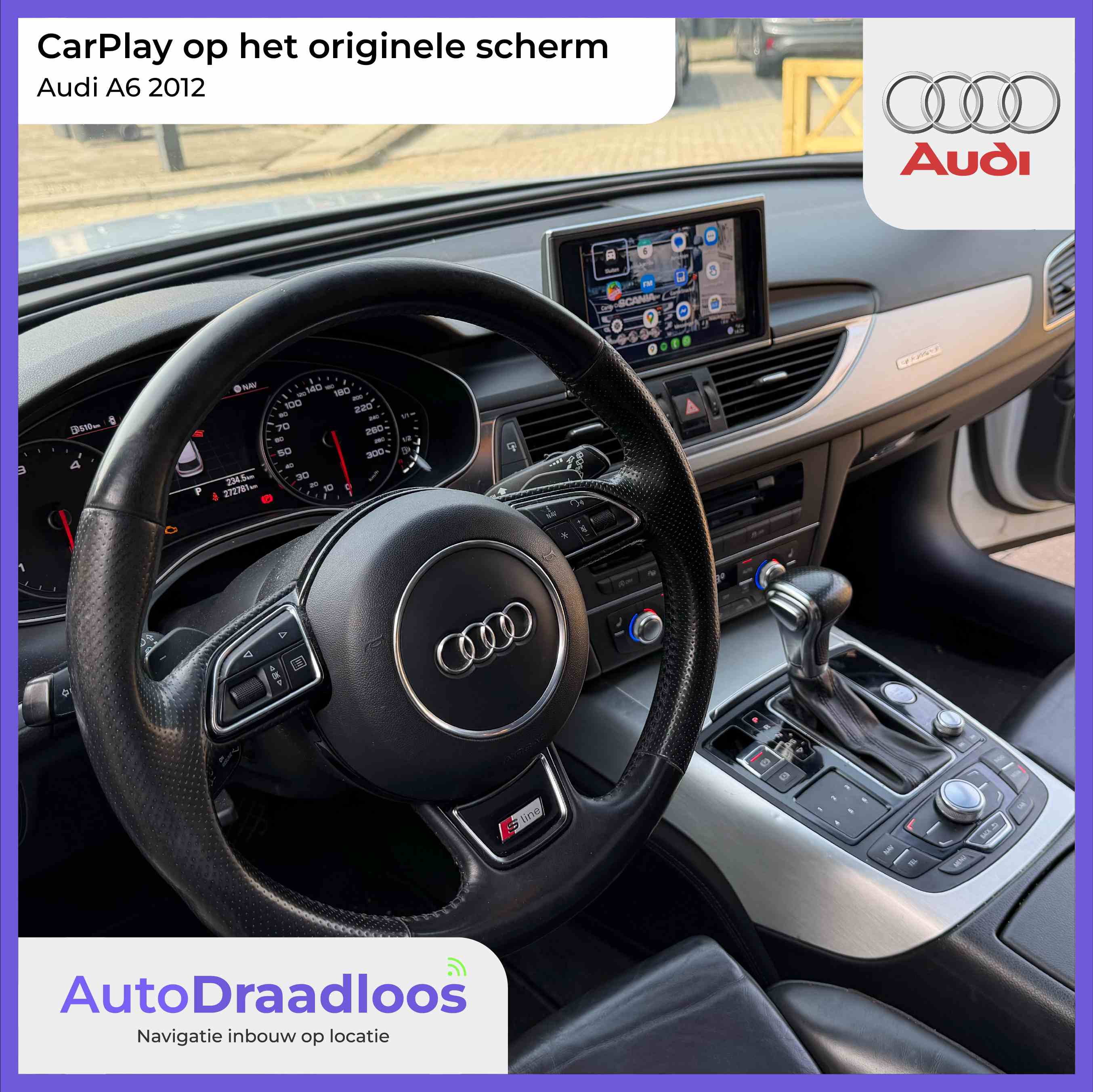Android Auto CarPlay Audi A6 2012