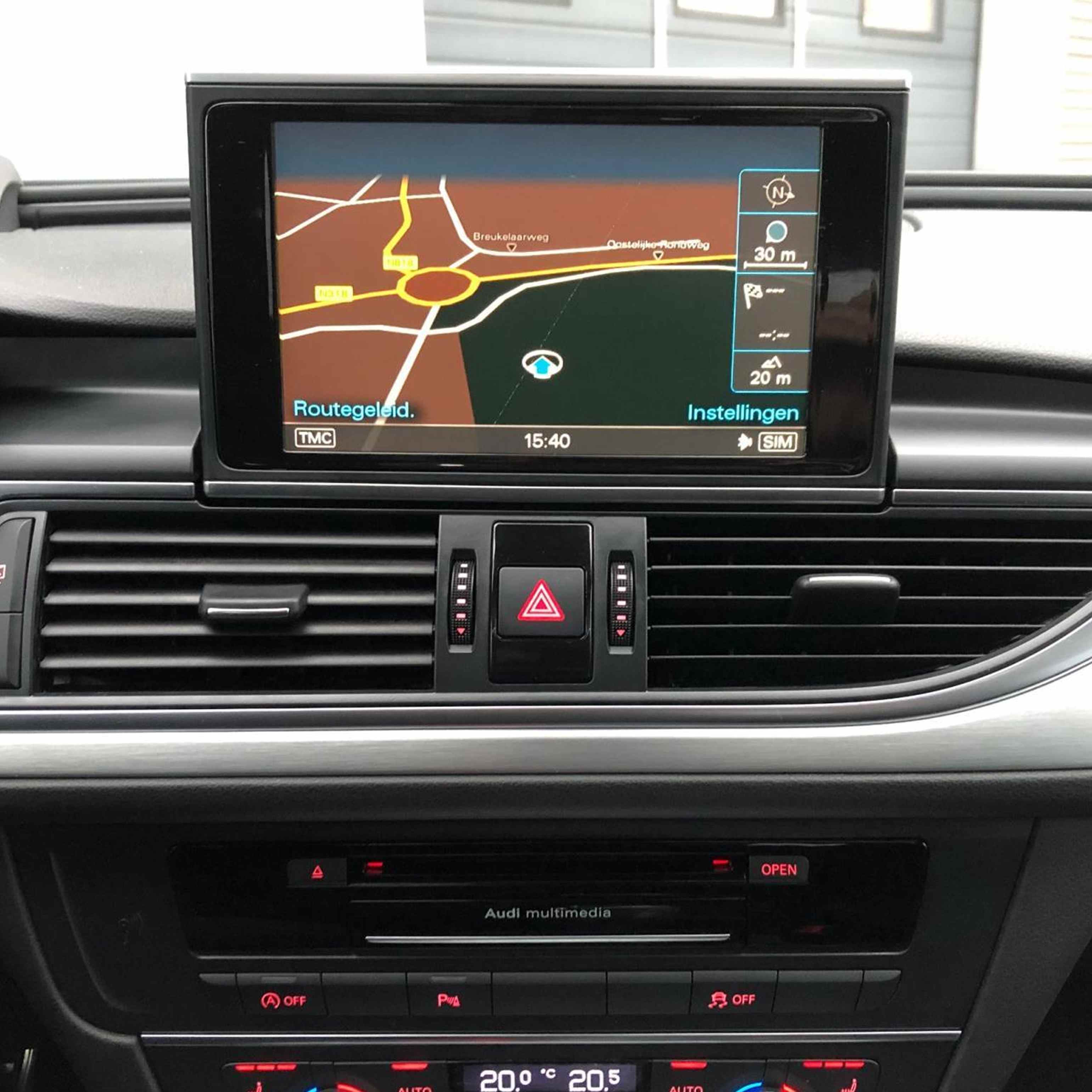 Originele scherm zonder CarPlay