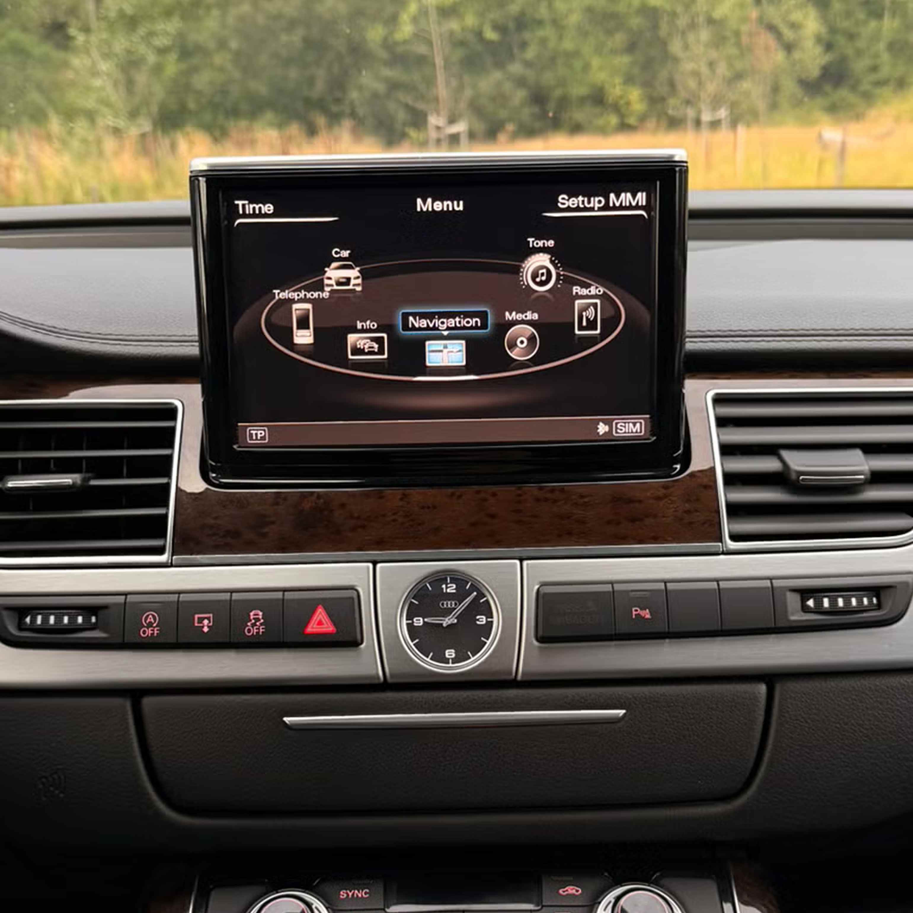 Originele scherm zonder CarPlay