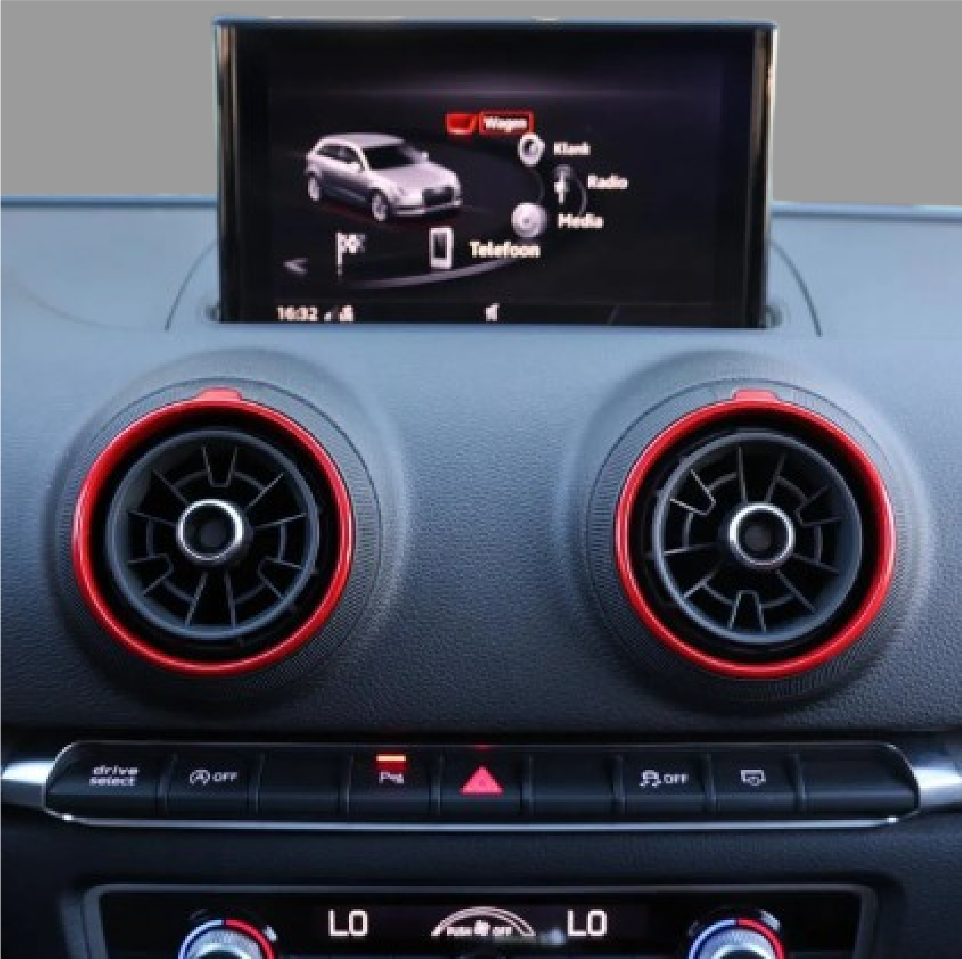 audi scherm zonder CarPlay