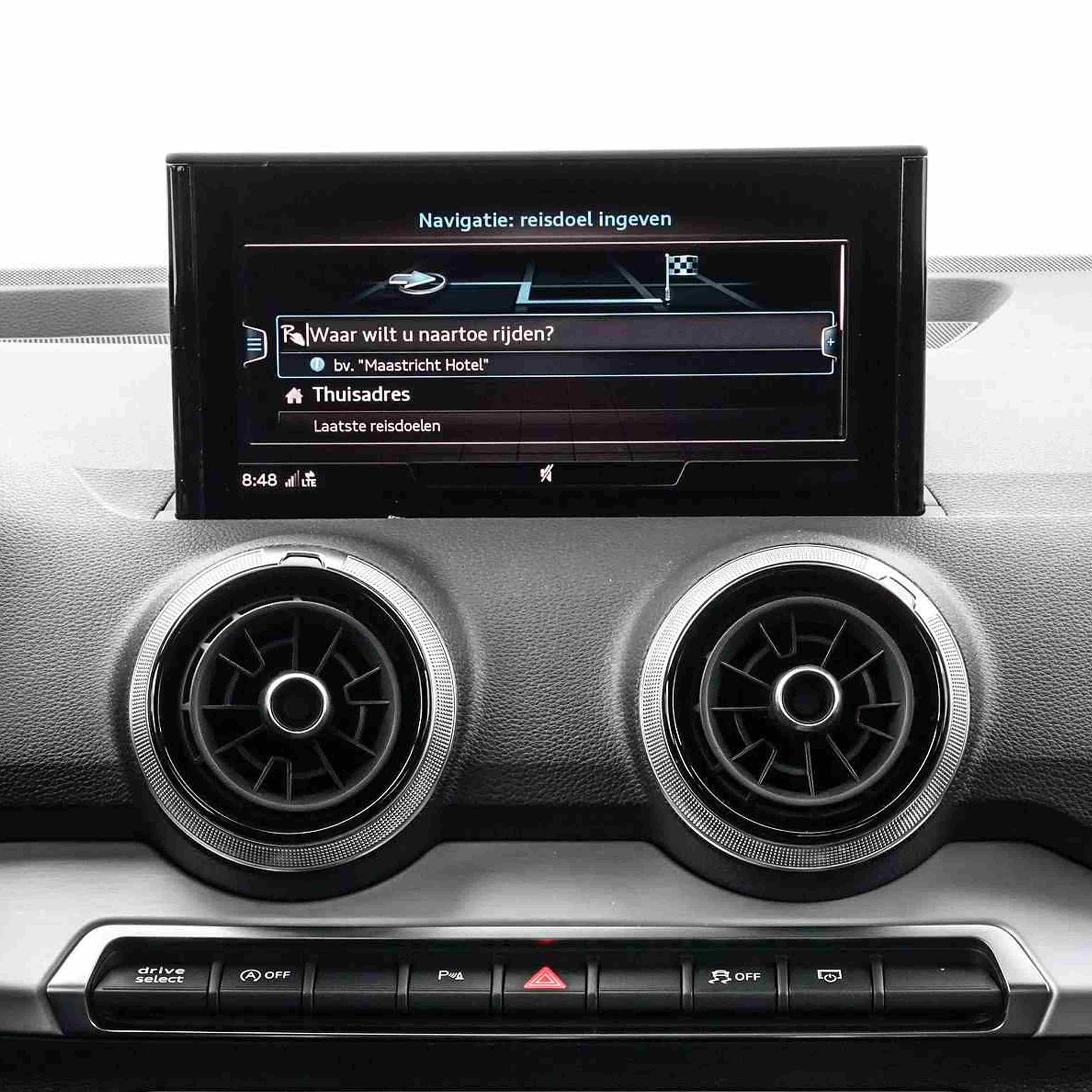 Originele scherm zonder CarPlay