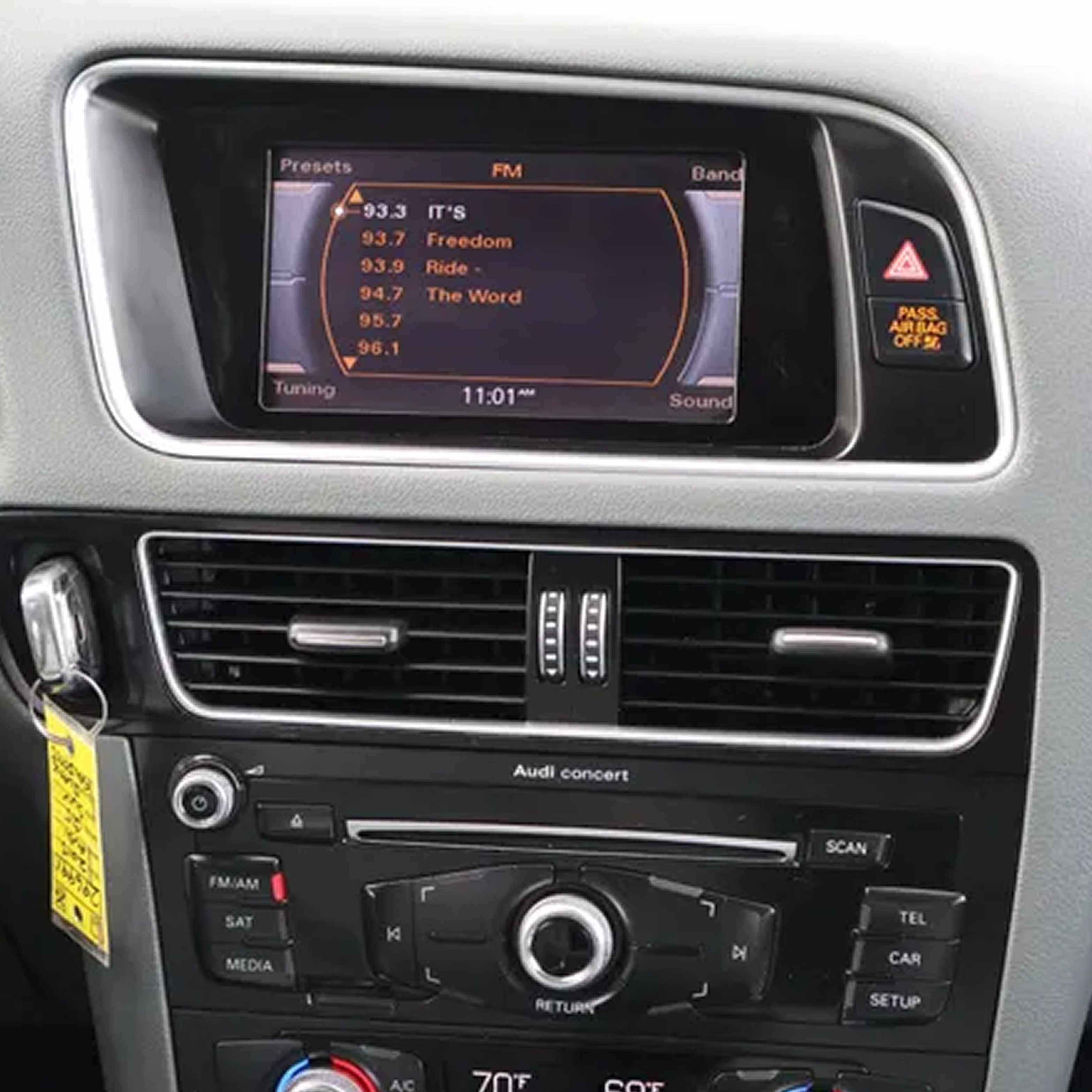 Originele scherm zonder CarPlay