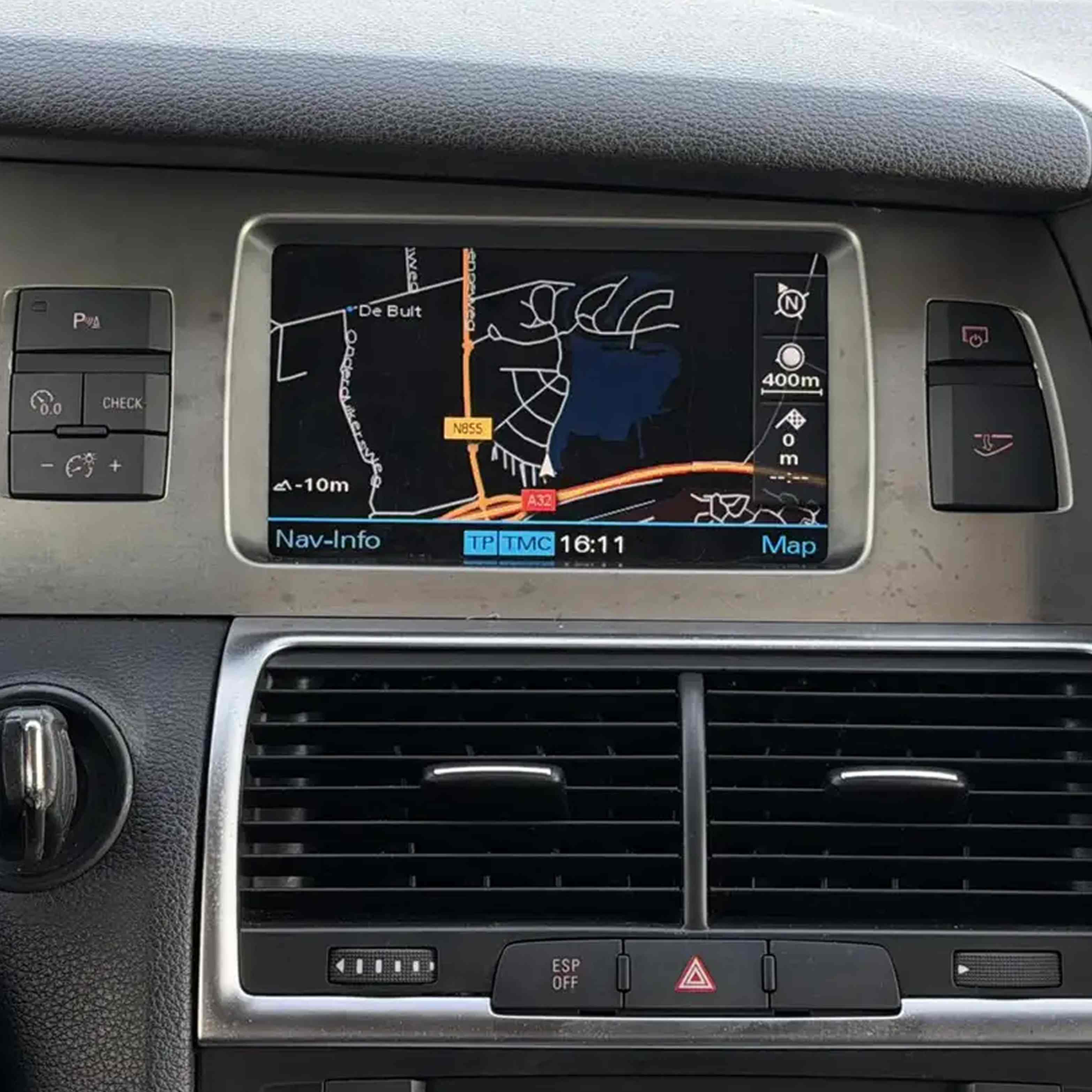 Originele scherm zonder CarPlay