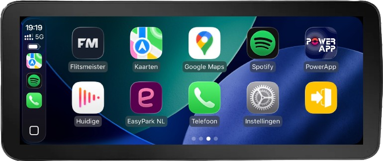 Groter touchscreen met Apple CarPlay