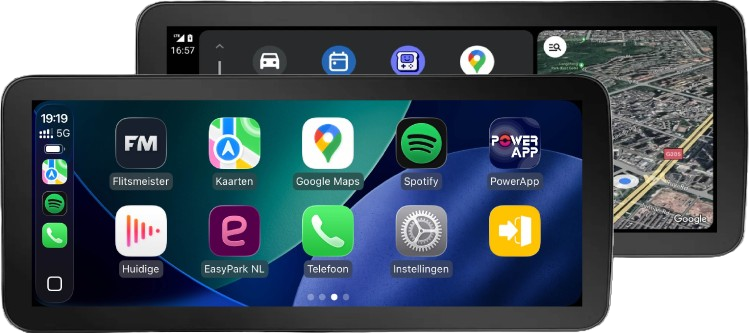 Groter touchscreen CarPlay scherm van AutoDraadloos