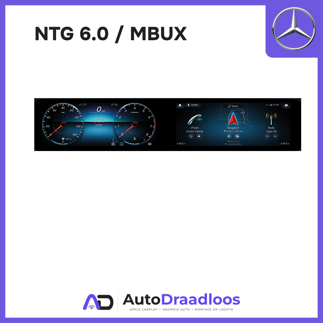 Mercedes MBUX infotainmentsysteem Mercedes MBUX infotainmentsysteem