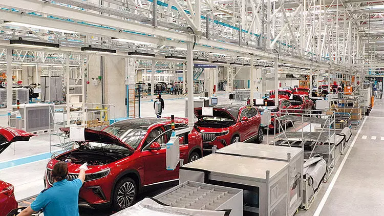 Productie van TOGG voertuigen