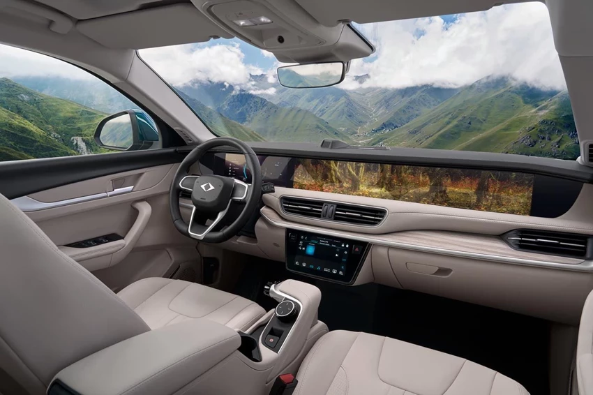 Interieur van de TOGG T10X