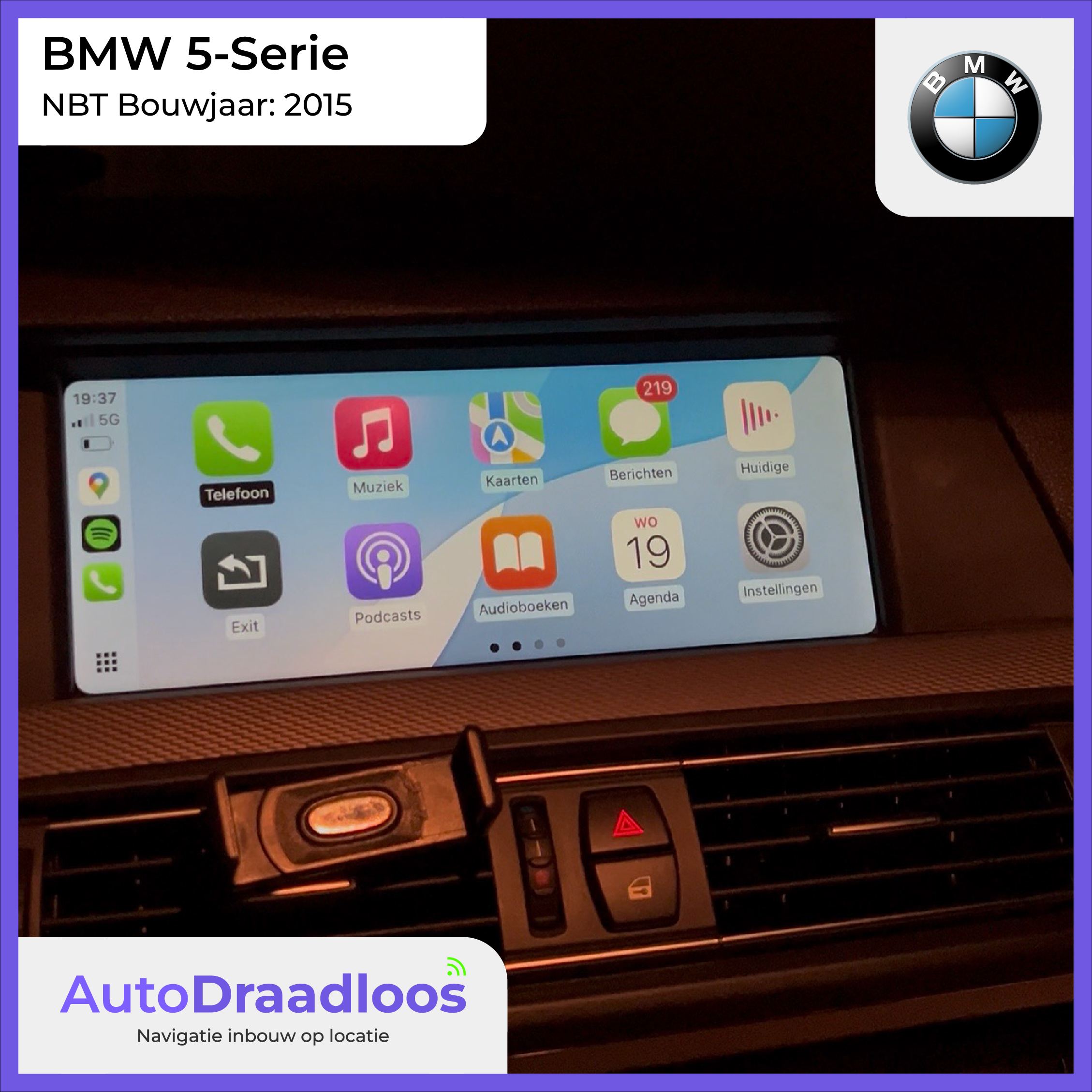 Apple CarPlay BMW 5-Serie