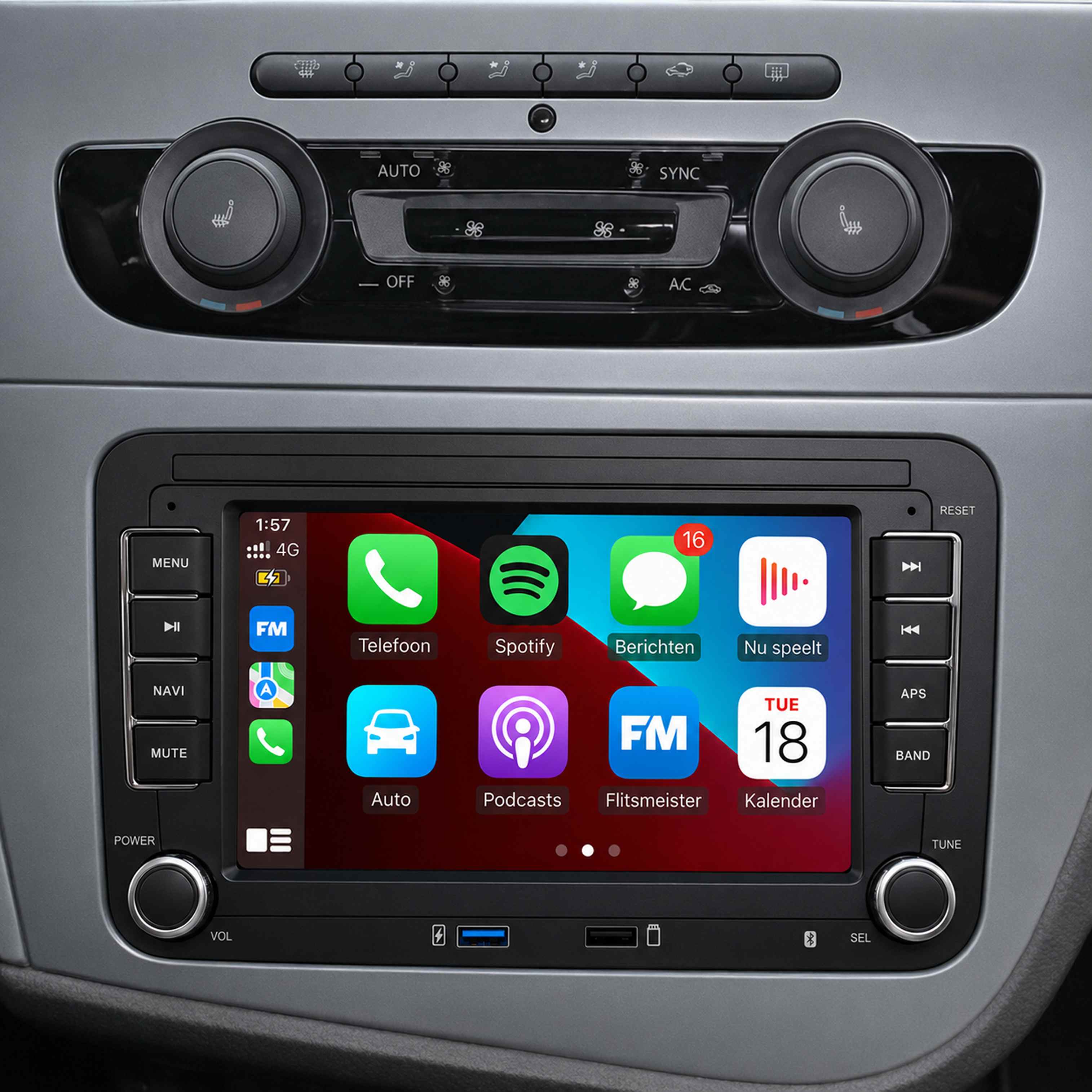 SEAT CarPlay inbouwen in Amsterdam Apple CarPlay inbouwen in een SEAT in Amsterdam