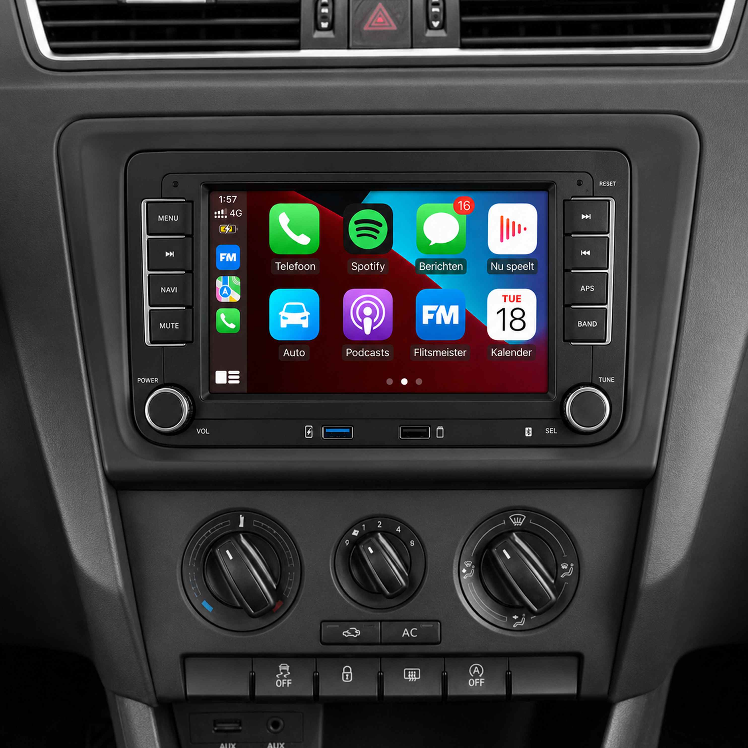 SEAT uitbreiden met CarPlay in Utrecht Apple CarPlay installeren in een SEAT in Utrecht