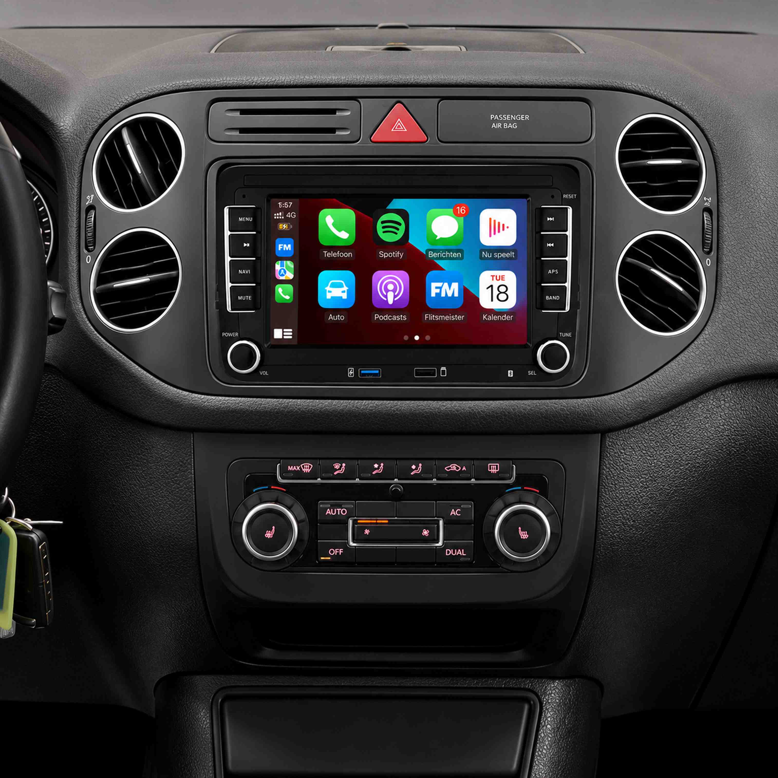 Volkswagen met Apple CarPlay laten uitrusten in Den Haag