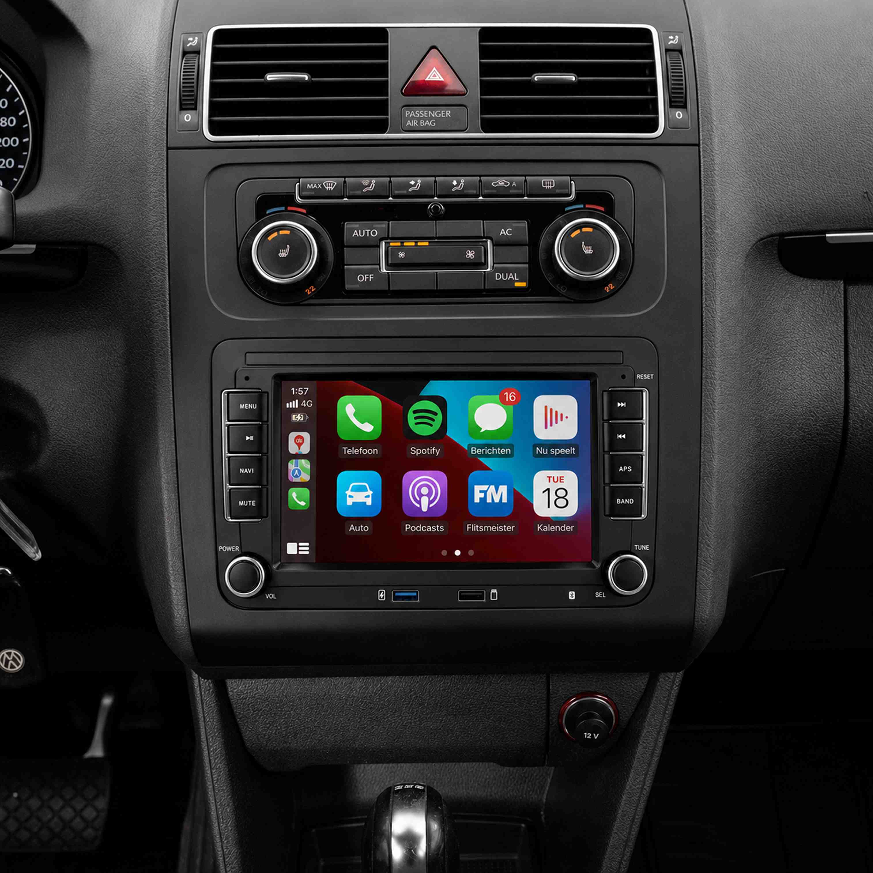 Volkswagen geschikt maken voor CarPlay in Utrecht CarPlay laten inbouwen in een Volkswagen in Utrecht