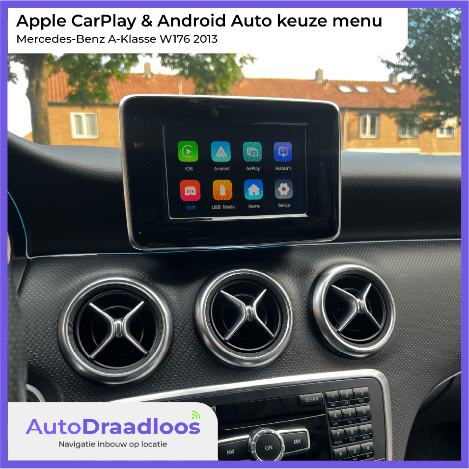 Apple CarPlay in een A-Klasse