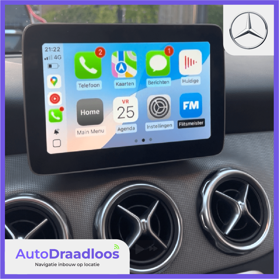Apple CarPlay in een GLA
