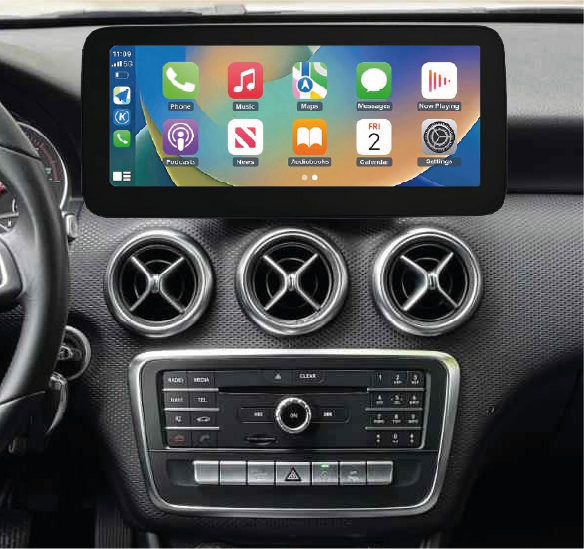 gle groter scherm met CarPlay