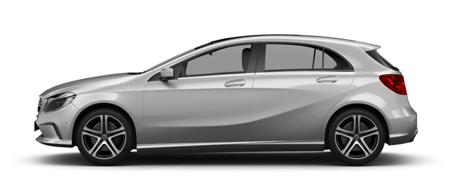 Mercedes-Benz A-Klasse W176 zijaanzicht