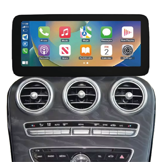 cklasse groter scherm met CarPlay
