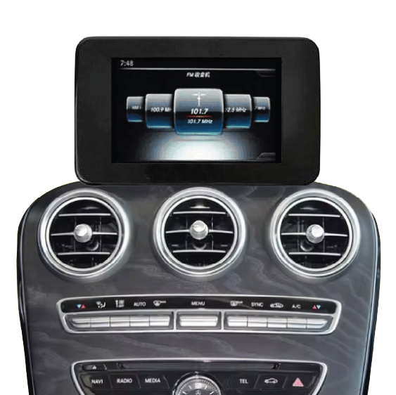 cklasse scherm zonder CarPlay