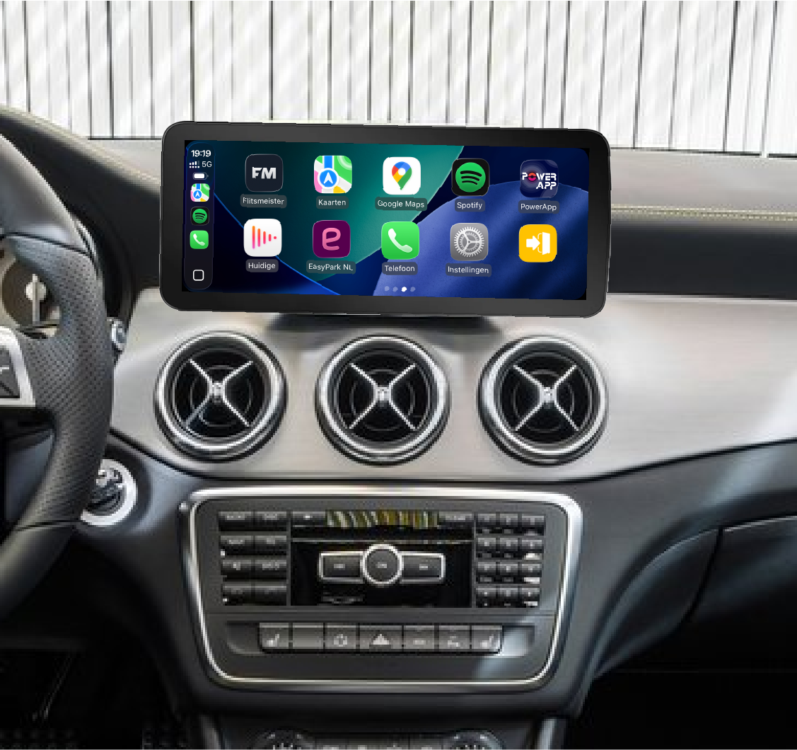 cla groter scherm met CarPlay