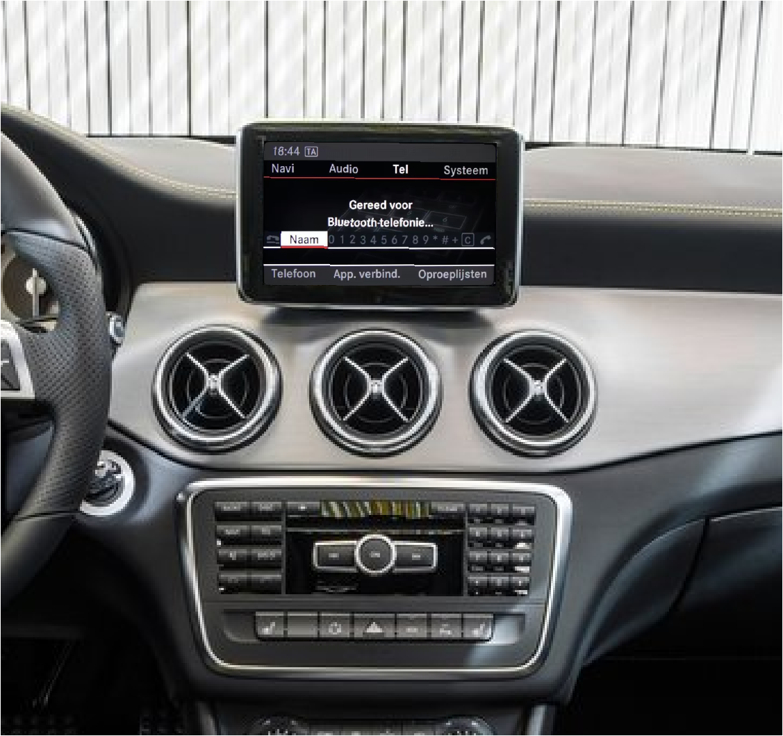 cla scherm zonder CarPlay