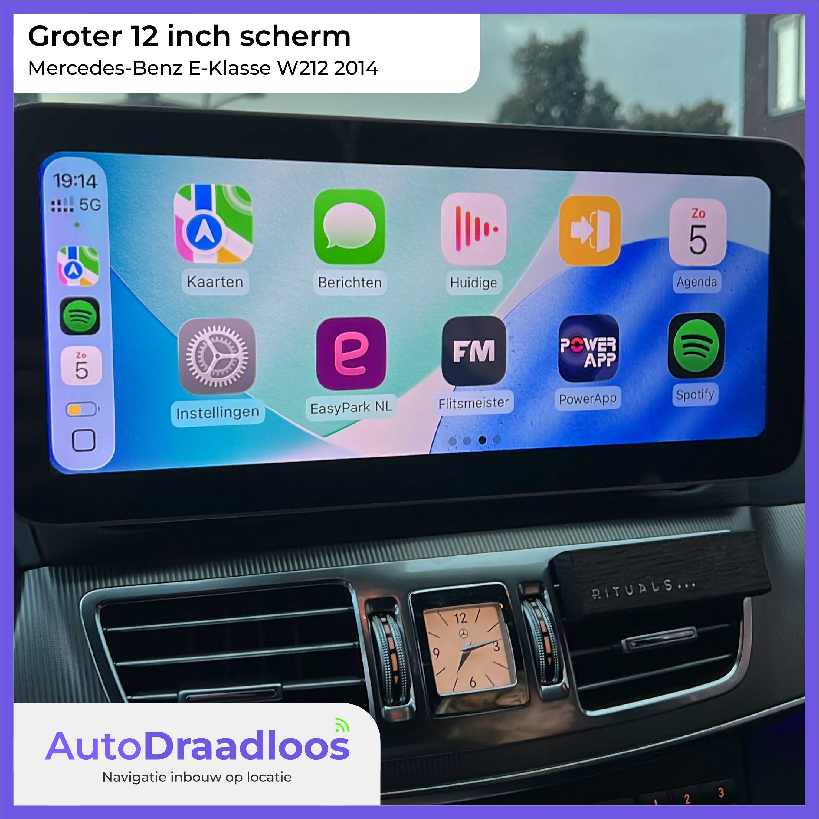 Apple CarPlay W212 E-klasse
