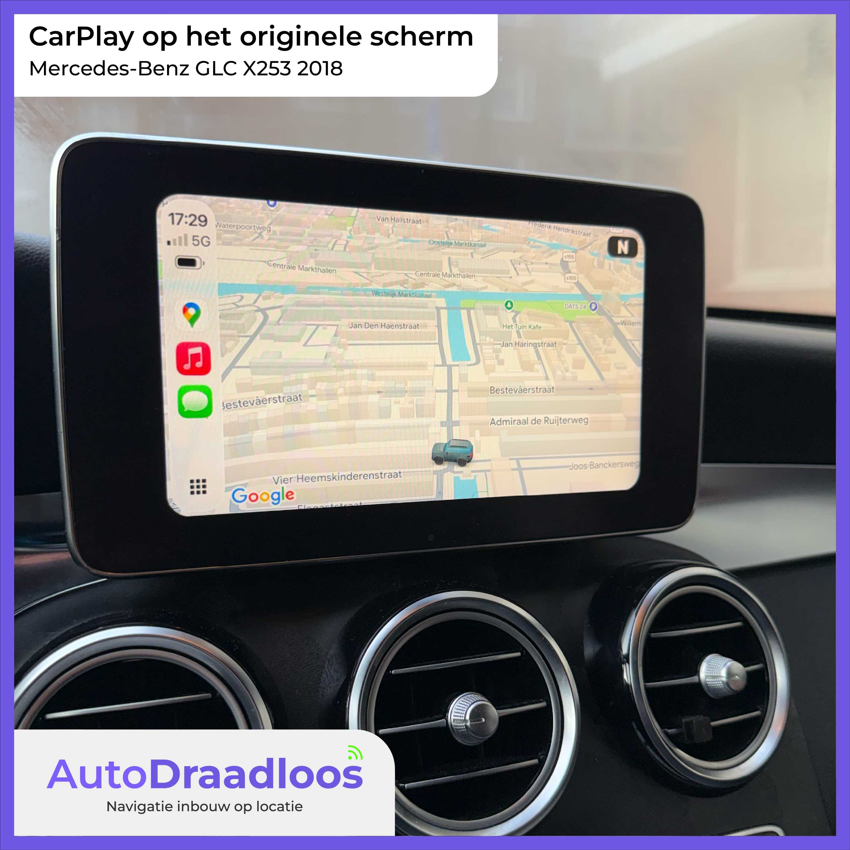 Apple CarPlay beelden van de CarPlayBox