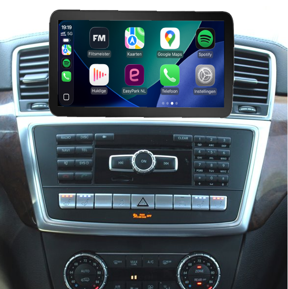gle groter scherm met CarPlay