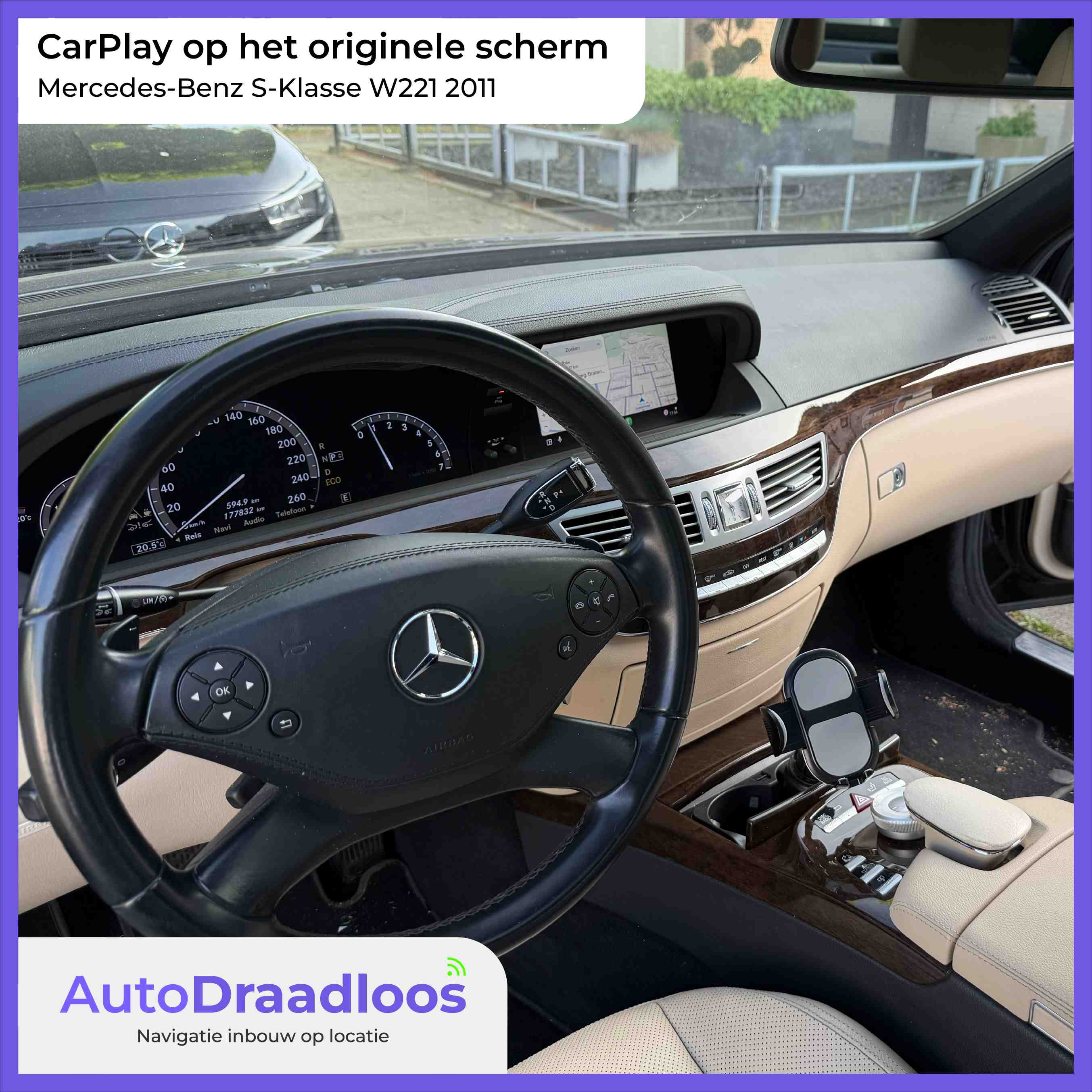 Android Auto in een S-Klasse