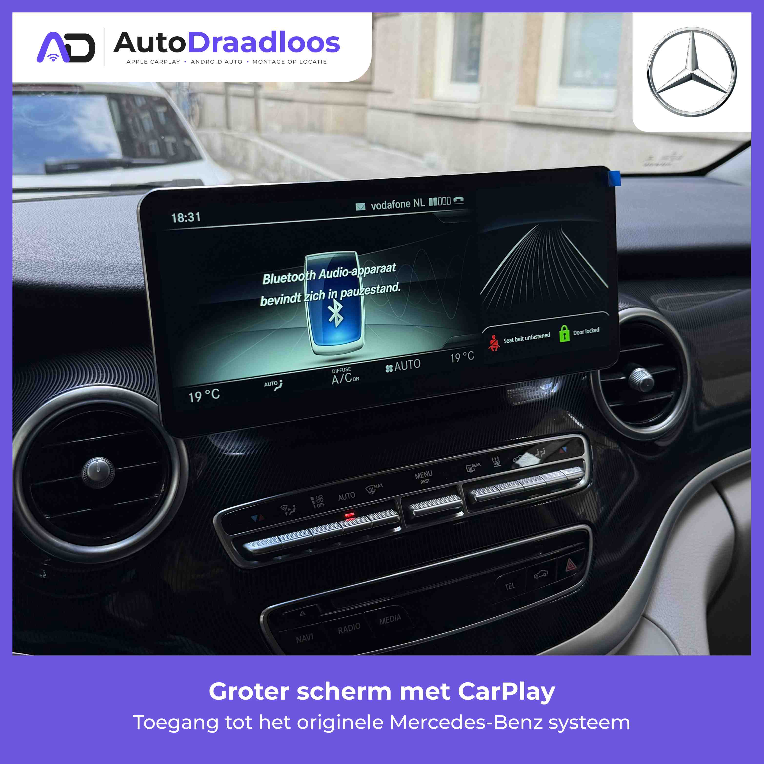 Originele Mercedes-Benz systeem/interface