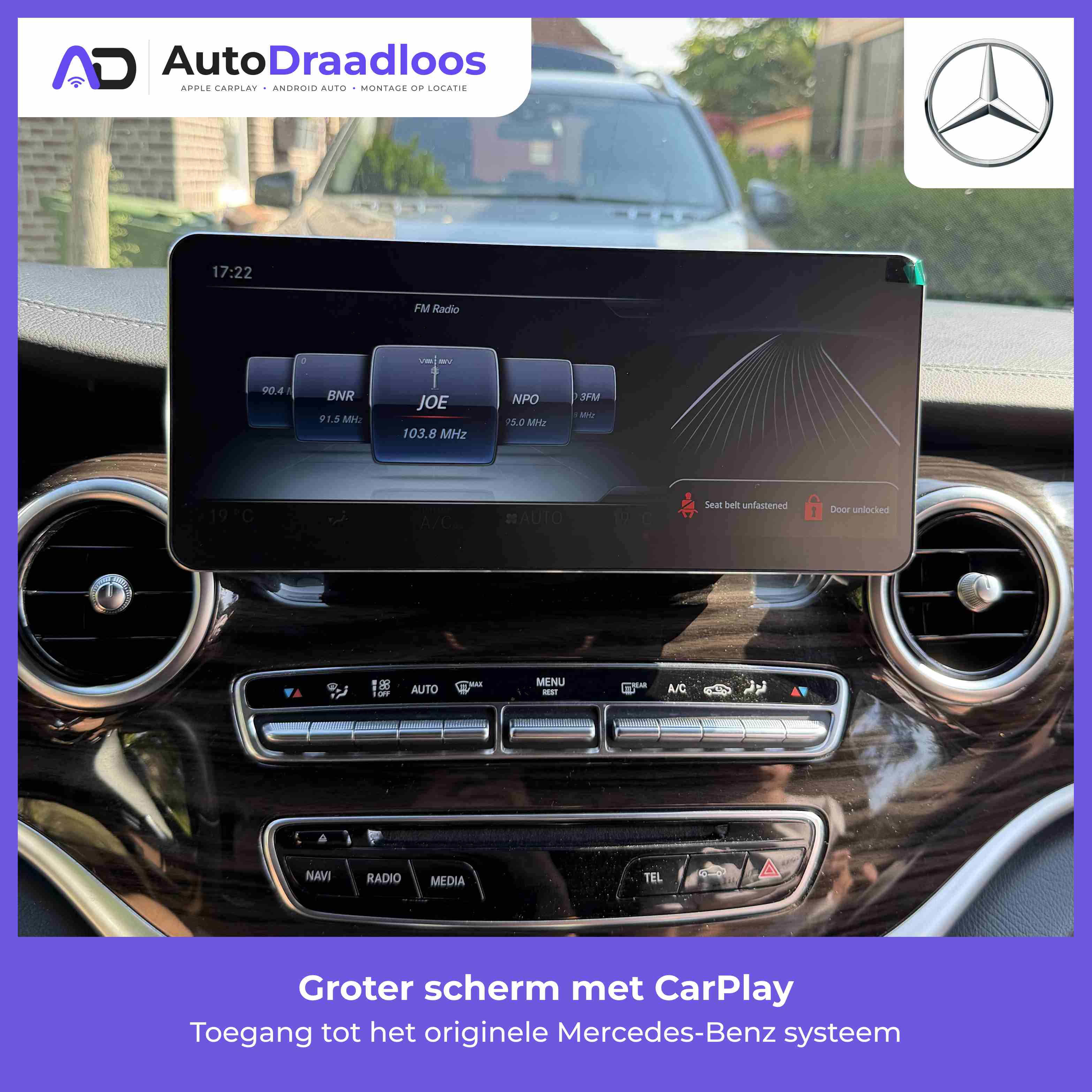 Originele Mercedes-Benz systeem/interface