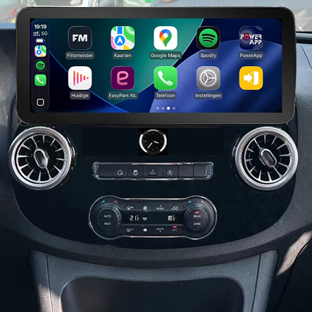 Groter scherm met CarPlay