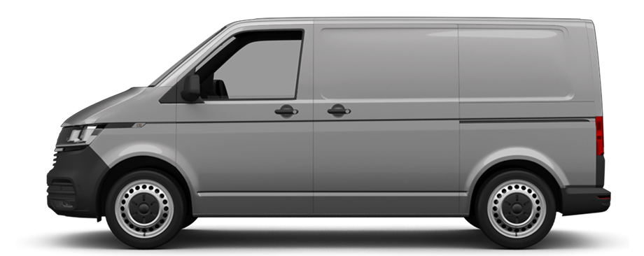Volkswagen Transporter zijaanzicht